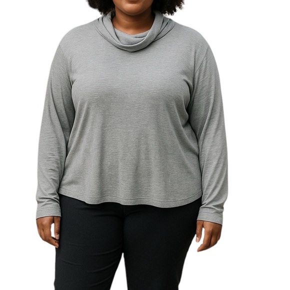 Old Navy Turtleneck Long Sleeve Top Grey - Picture 1 of 10